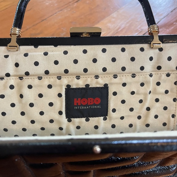 HOBO Unique Large Rectangle Textured Shiny Clutch - Picture 8 of 11